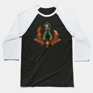 Cute little peacock fairy with peacock Baseball T-Shirt